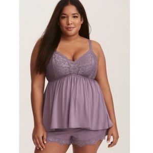 Torrid Sleep Purple Lace Camisole/Size 4